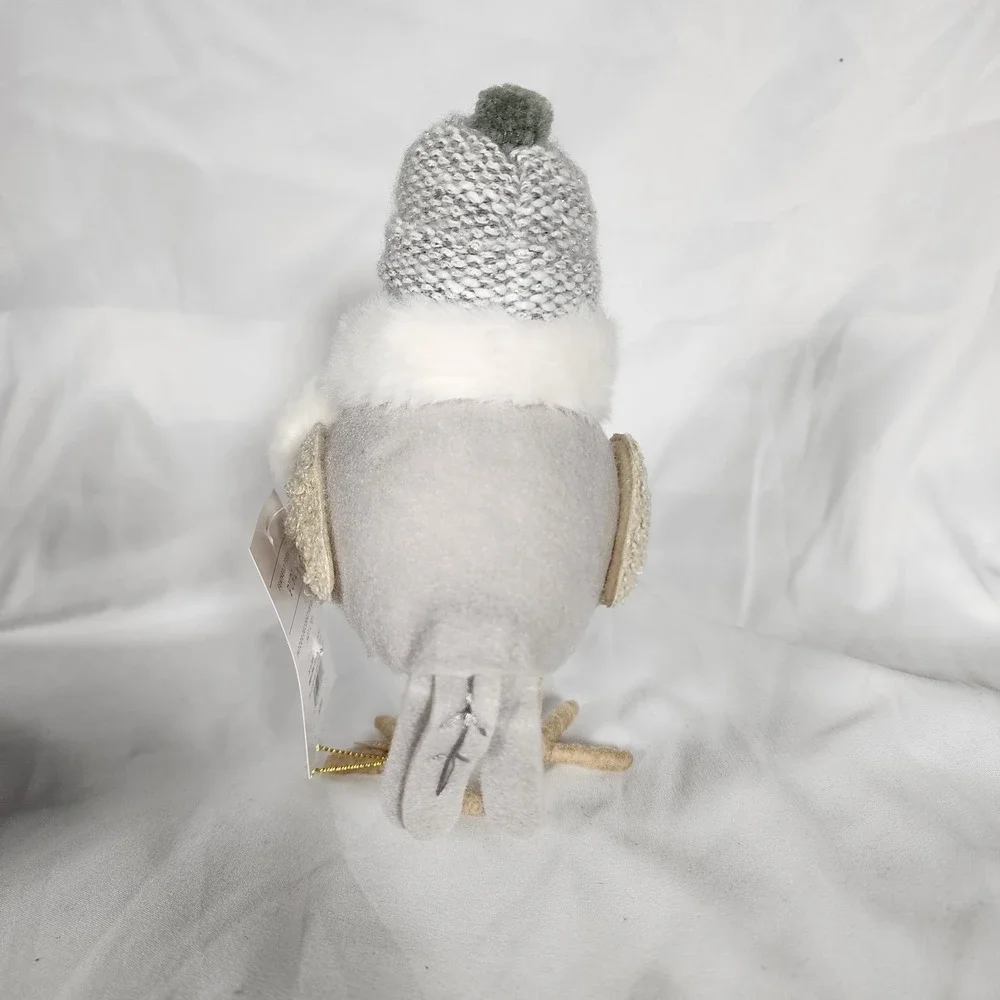2022 Target Wondershop Holiday Christmas White Purl Featherly Friend Fabric Bird